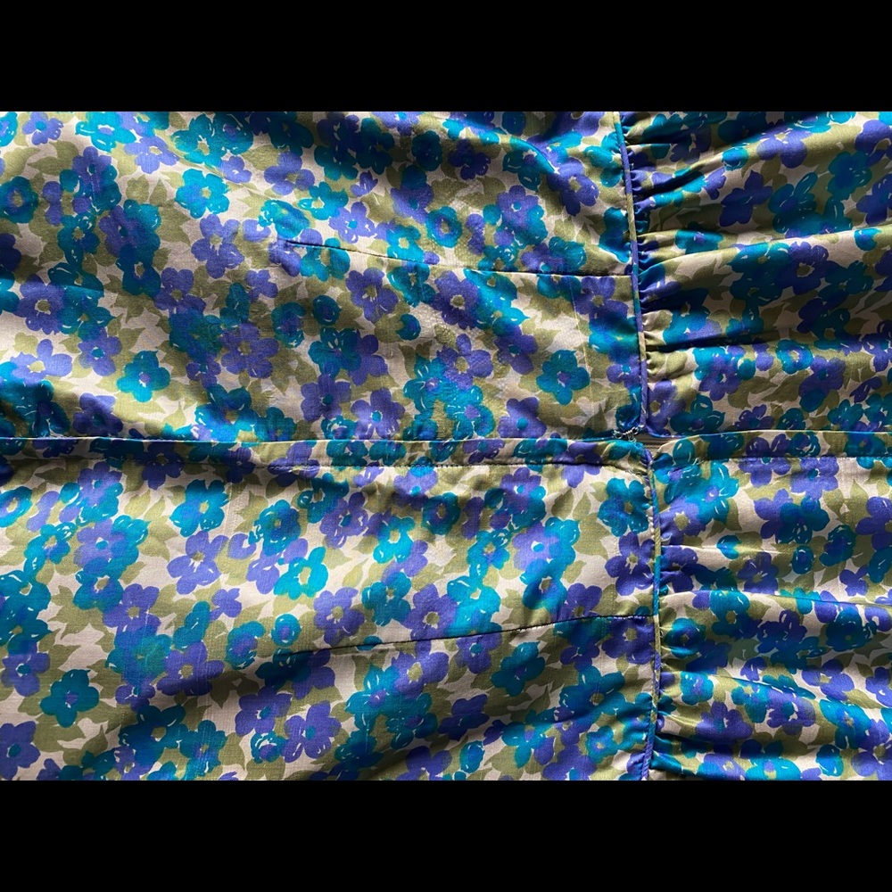 SOLDSOLDSOLD Vintage 50s/60s silk floral dress - Picture 2 of 8